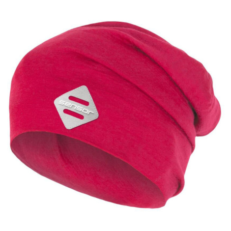 Sensor Merino Active Logo Unisex čepice ZK152L0060 magenta