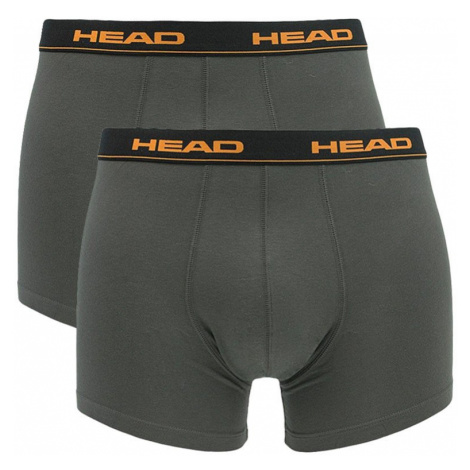 2PACK pánské boxerky HEAD šedé (841001001 862)