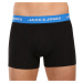 3PACK pánské boxerky Jack and Jones černé (12271554)