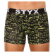 5PACK pánské boxerky Styx long art sportovní guma vícebarevné (5U1267924)