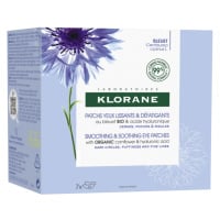 Klorane Vyhlazující a zklidňující polštářky pod oči (Smoothing and Soothing Eye Patches) 14 ks