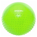 Spokey HALF FIT Gymnastický míč 2v1 masážní, 65 cm včetně pumpičky, zelený