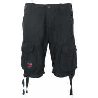 Surplus Kalhoty krátké Airborne Vintage Shorts černé