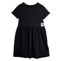 Dívčí šaty Mini Rodini černá barva, mini, áčková