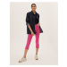 Tmavě růžové dámské tříčtvrteční džíny s vysokým pasem Marks & Spencer