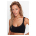 Trendyol Black Seamless/Seamless Bra with Lace Detail