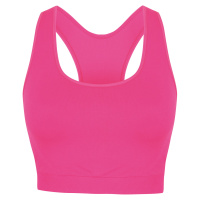 Sf Dámský sportovní crop top SK235 Neon Pink