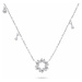 Brilio Silver Překrásný stříbrný náhrdelník se zirkony NCL92W