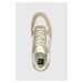 Kožené sneakers boty Veja V-10 béžová barva, VX0503298