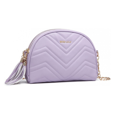 Konofactory Fialová kulatá crossbody kabelka "Moonlight"