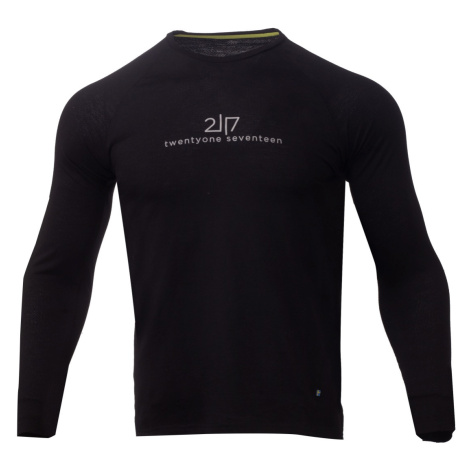 Pánské merino tričko s dlouhým rukávem 2117UTTRA černá 2117 of Sweden
