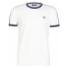 Fred Perry TAPED RINGER T-SHIRT Bílá