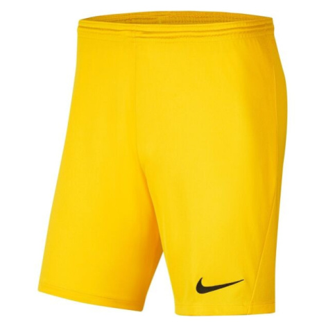 Nike DRI-FIT PARK III Pánské fotbalové kraťasy, žlutá, velikost