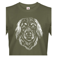 Pánské tričko pro milovníky zvířat - Hovawart - dárek na narozeniny