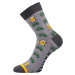 Pánské ponožky VoXX - Pivoxx 3, černá, šedá Barva: Mix barev