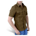 košile SURPLUS - 1/2 Raw Vintage Shirt - HNĚDÁ - 06-3590-05
