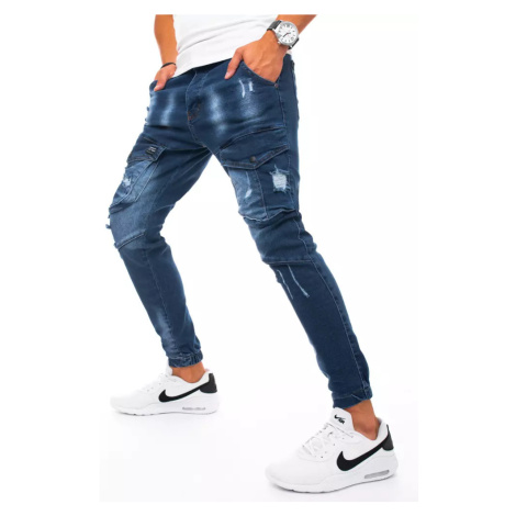 Men's cargo jeans blue Dstreet UX3271