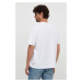 Bavlněné tričko Guess bílá barva, s potiskem, M4RI81 K9RM1