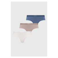 Kalhotky Tommy Hilfiger 3-pack béžová barva, UW0UW04329