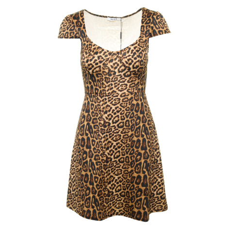 jiná značka NA-KD»Sleeve Printed« šaty s leopardím vzorem< Barva: Hnědá, Mezinárodní