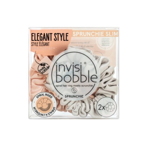 InvisiBobble Sprunchie Slim Bella Chrome Duo gumička do vlasů