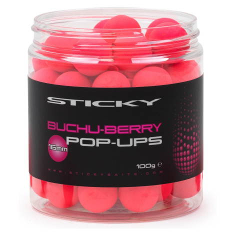 Sticky baits plovoucí boilies buchu berry pop-ups 100 g-12 mm
