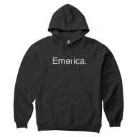 MIKINA EMERICA Pure Logo Hood - černá