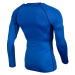 Nike PRO DRI-FIT Pánské triko s dlouhým rukávem, modrá, velikost