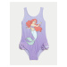 Fialové holčičí plavky s motivem Malá mořská víla™ Marks & Spencer
