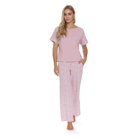 Dámské pyžamo Daisy růžové dn-nightwear