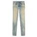 Džíny diesel 1979 sleenker trousers blue denim