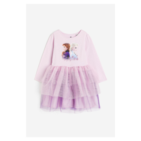 H & M - Šaty's tylovou sukní - fialová H&M