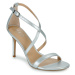 Lauren Ralph Lauren GABRIELE-SANDALS-HEEL SANDAL Stříbrná