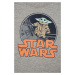 Dětské bavlněné tričko GAP x Star Wars šedá barva, s potiskem