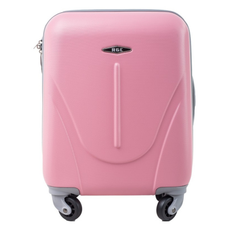 Rogal Růžový malý příruční kufr do letadla "Tour" - S (25l)