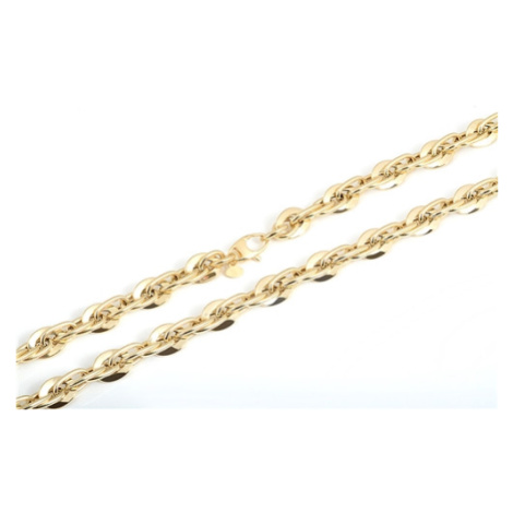 Luxusní zlatý náhrdelník ze žlutého zlata ZLNAH106F + DÁREK ZDARMA Ego Fashion