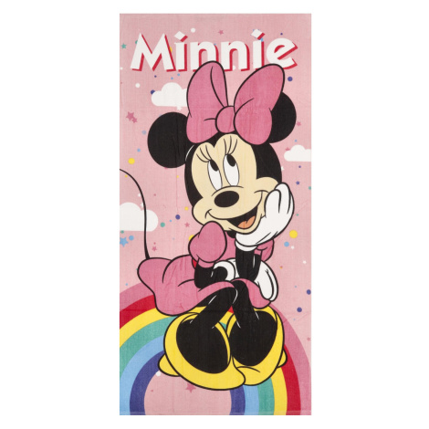 Holčičí osuška Minnie, růžová SETINO