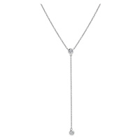 Hot Diamonds Elegantní stříbrný náhrdelník s diamantem Tender DN176