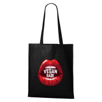 DOBRÝ TRIKO Bavlněná taška s potiskem Vegan BABE Barva: Černá