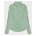 Světle zelená klasická dámská košile (HH039-39)