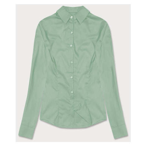 Světle zelená klasická dámská košile (HH039-39) J.STYLE