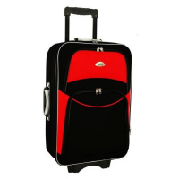 Rogal Sada 3 červeno-černých cestovních kufrů 