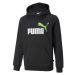 Puma ESS + 2 COL BIG LOGO HOODIE FL B Chlapecká mikina, černá, velikost