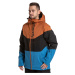 Meatfly pánská SNB & SKI bunda Hoax Premium Brown/Black/Blue | Hnědá