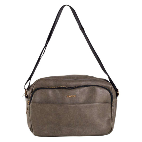 Khaki messenger taška se širokým popruhem Fashionhunters