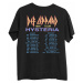 Def Leppard tričko, Hysteria &#039;88 BP Black, pánské
