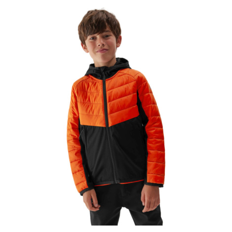 4F JUNIOR-TECHNICAL JACKET-JAW23TTJAM282-70S-ORANGE Oranžová