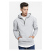 Pánská mikina polozip // Urban Classics Sweat Troyer Hoody grey