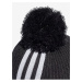 Černo-šedá dámská čepice adidas Originals Pom Beanie