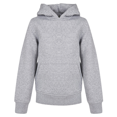 Build Your Brand Dětská mikina z organické bavlny BY185 Heather Grey